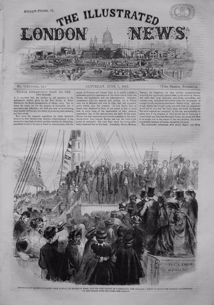 Illustrated London News, June 7th 1862.
