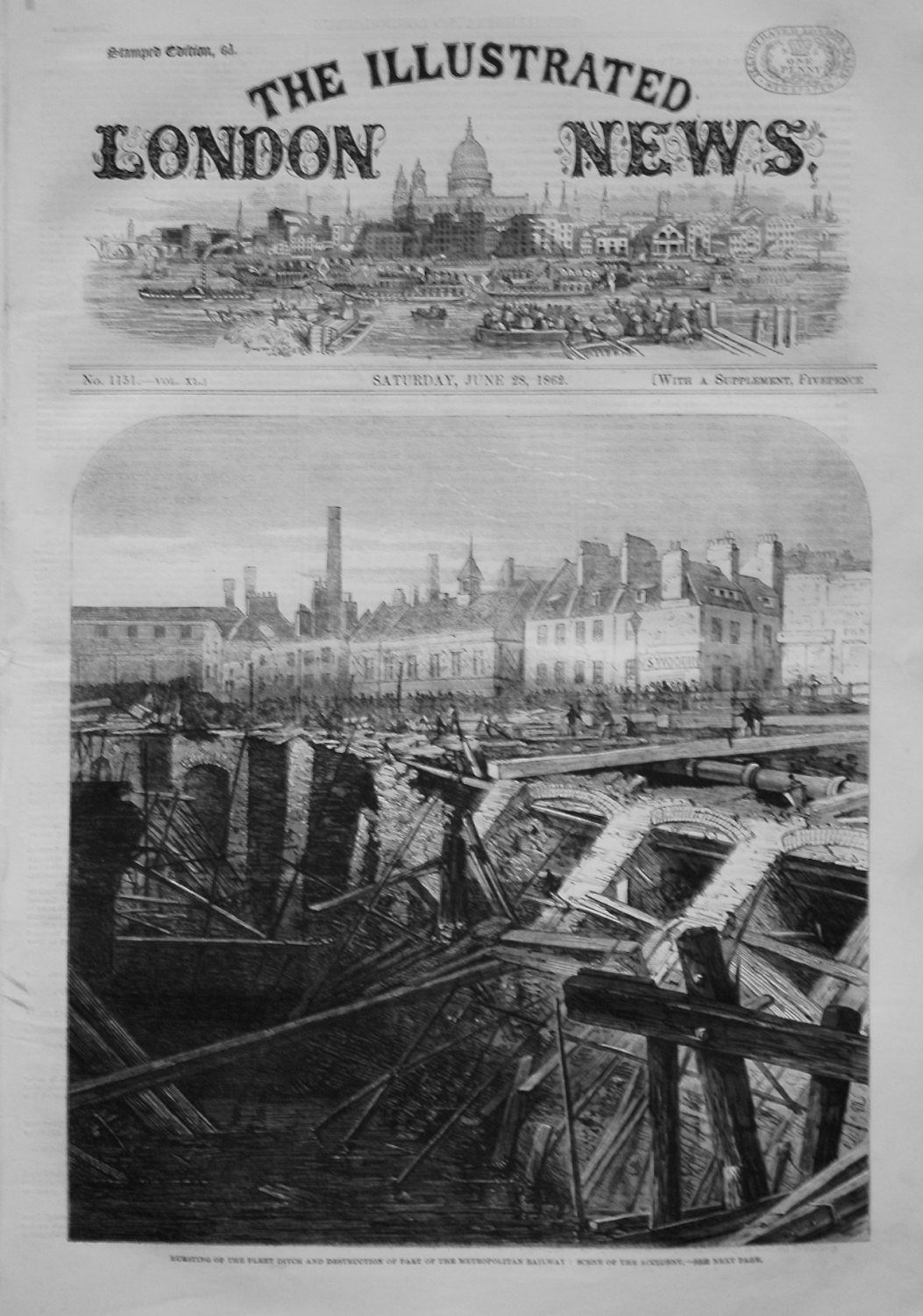 Illustrated London News, June 28th 1862.