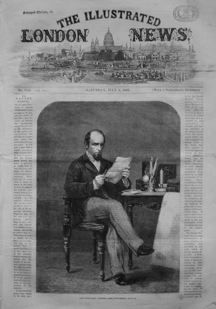 Illustrated London News, July 5th 1862.