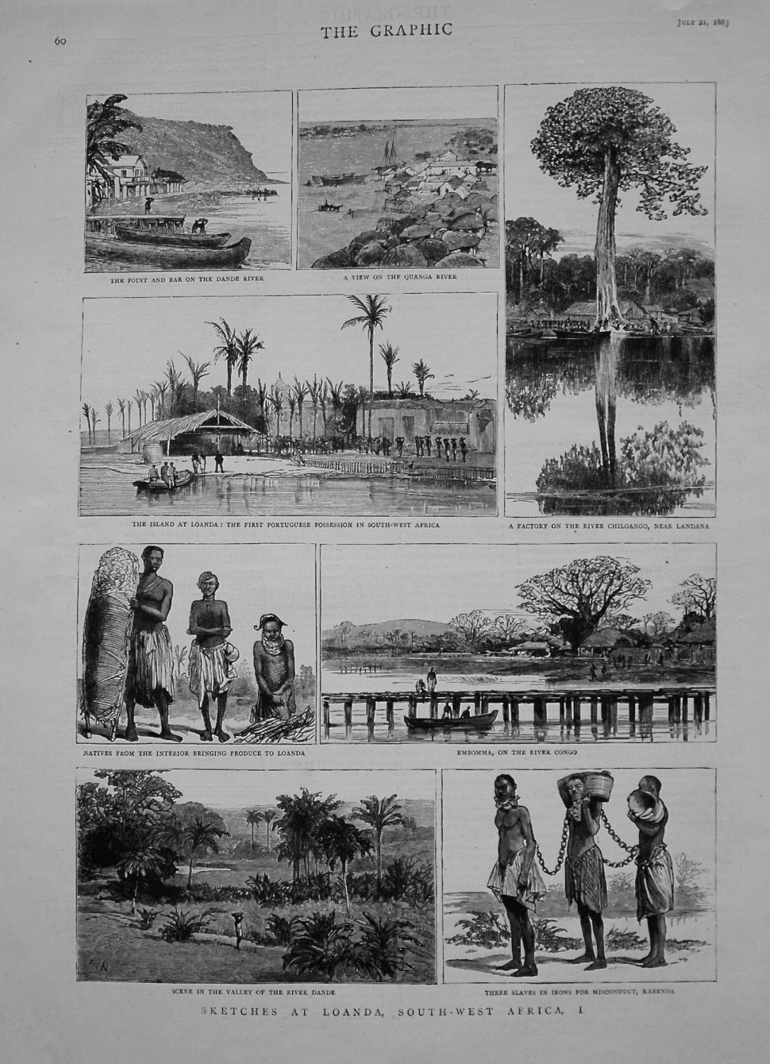 Sketches at Loanda, South-West Africa, 1.