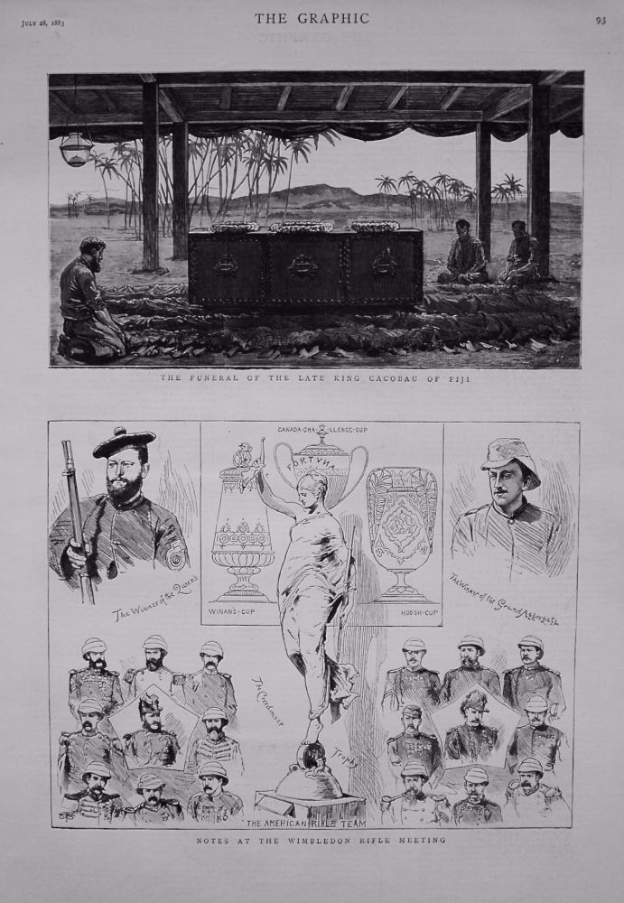 Notes at the Wimbledon Rifle Meeting. 1883.