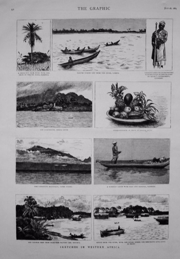 Sketches in Western Africa. 1883.