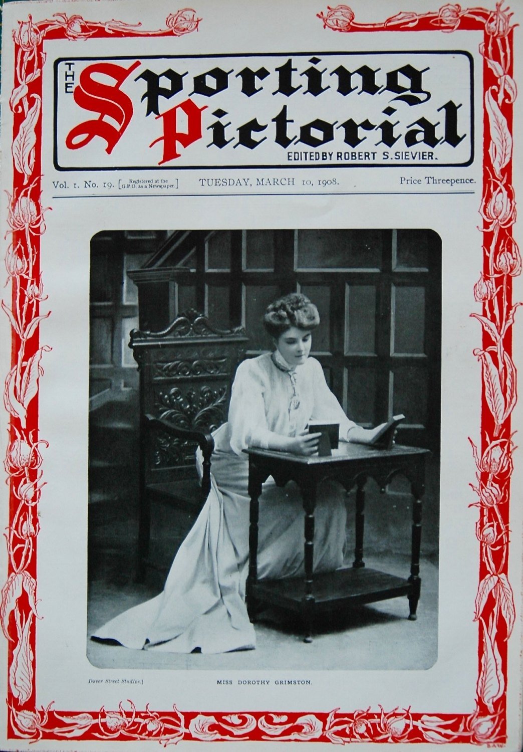 Sporting Pictorial. No.19. March 10th 1908.