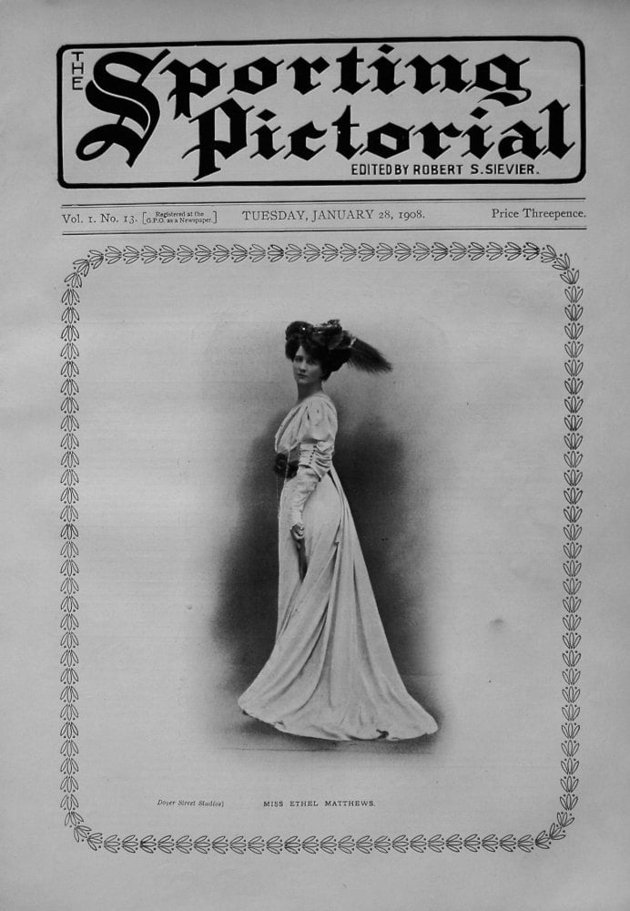 Sporting Pictorial. No.13. January 28th 1908.