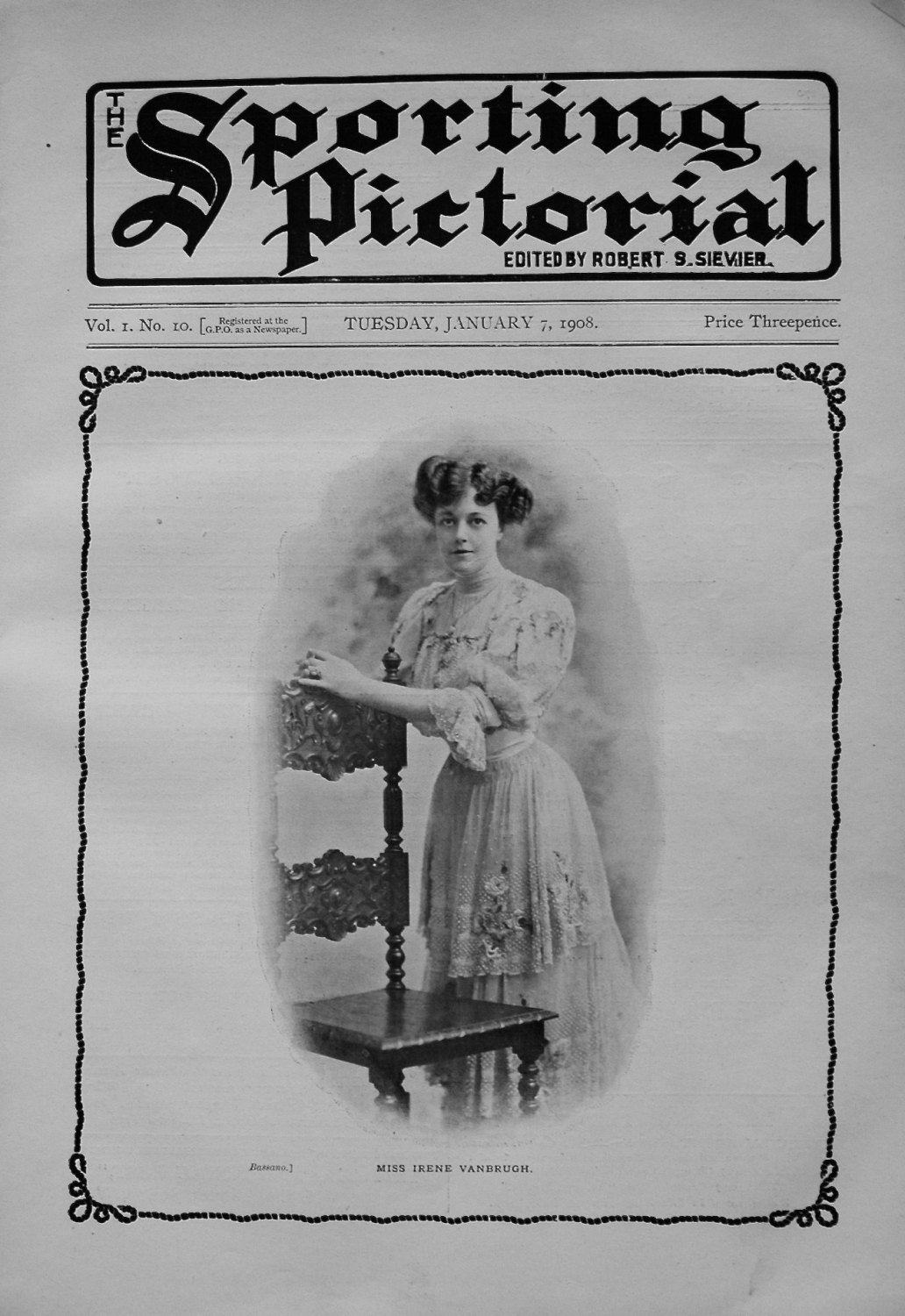 Sporting Pictorial. No. 10. January 7th 1908.