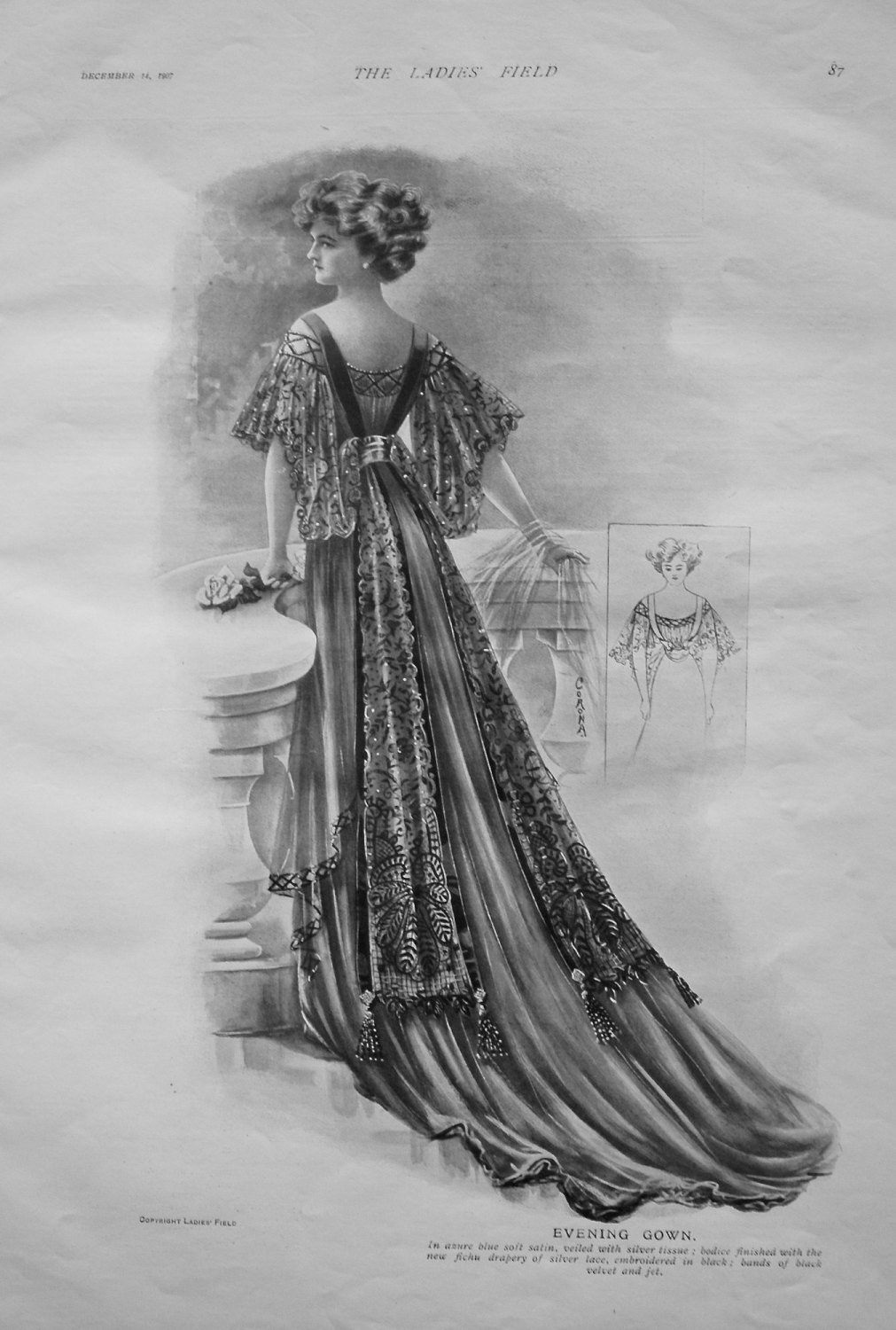 Evening Gown, 1907.