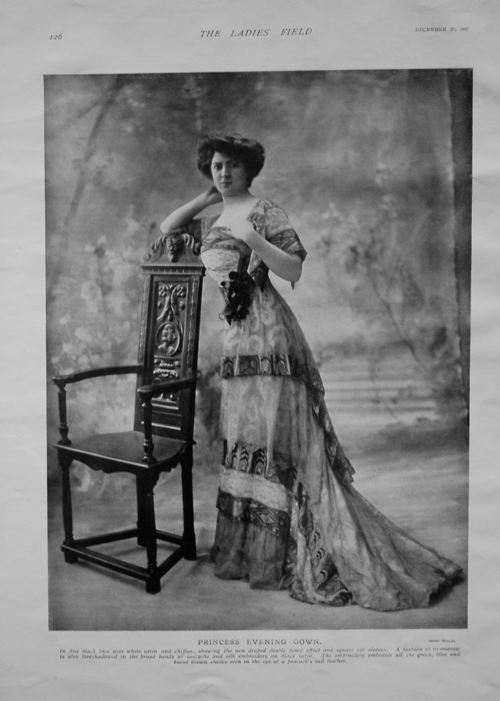 Princess Evening Gown. 1907
