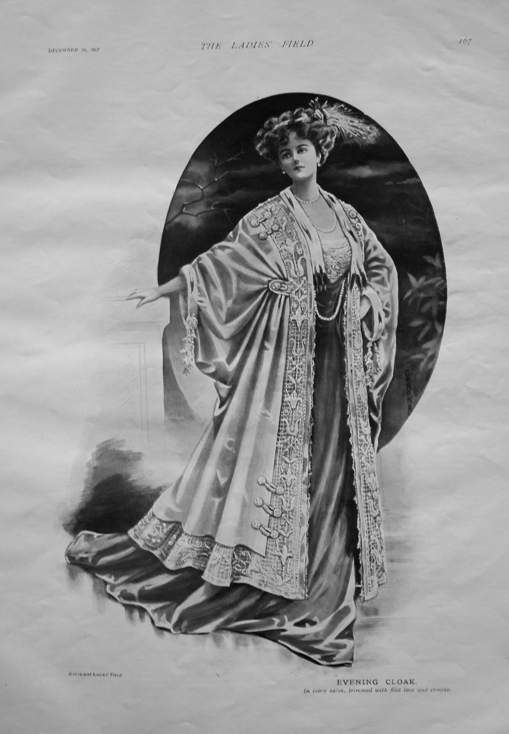 Evening Cloak. 1907.