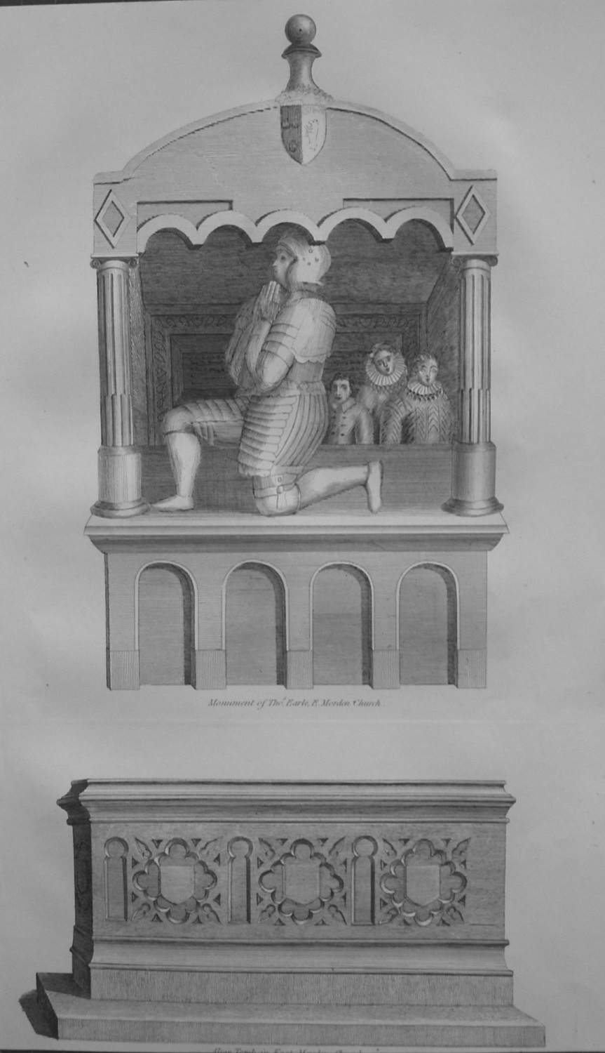 Monument of Thomas Earle, E. Morden Church. Dorset. 1868.
