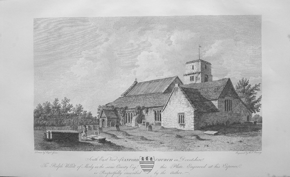 South East View of Canford Church in Dorsetshire. 1868.