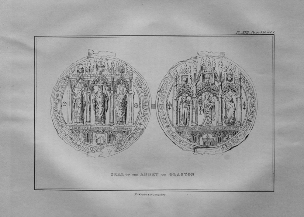 Seal of the Abbey of Glaston. 1839.