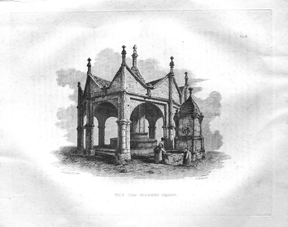 Old Market Cross. Glastonbury. 1839.