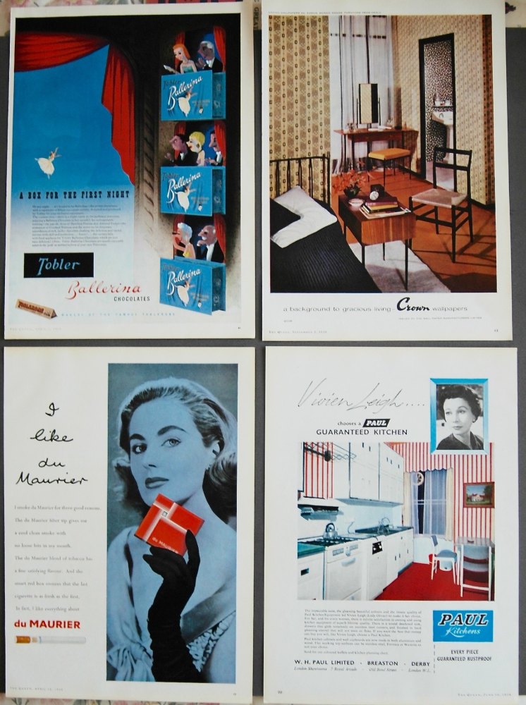Colour Adverts 1958.
