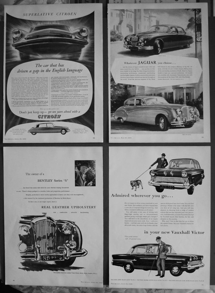 Motoring Adverts, 1958.