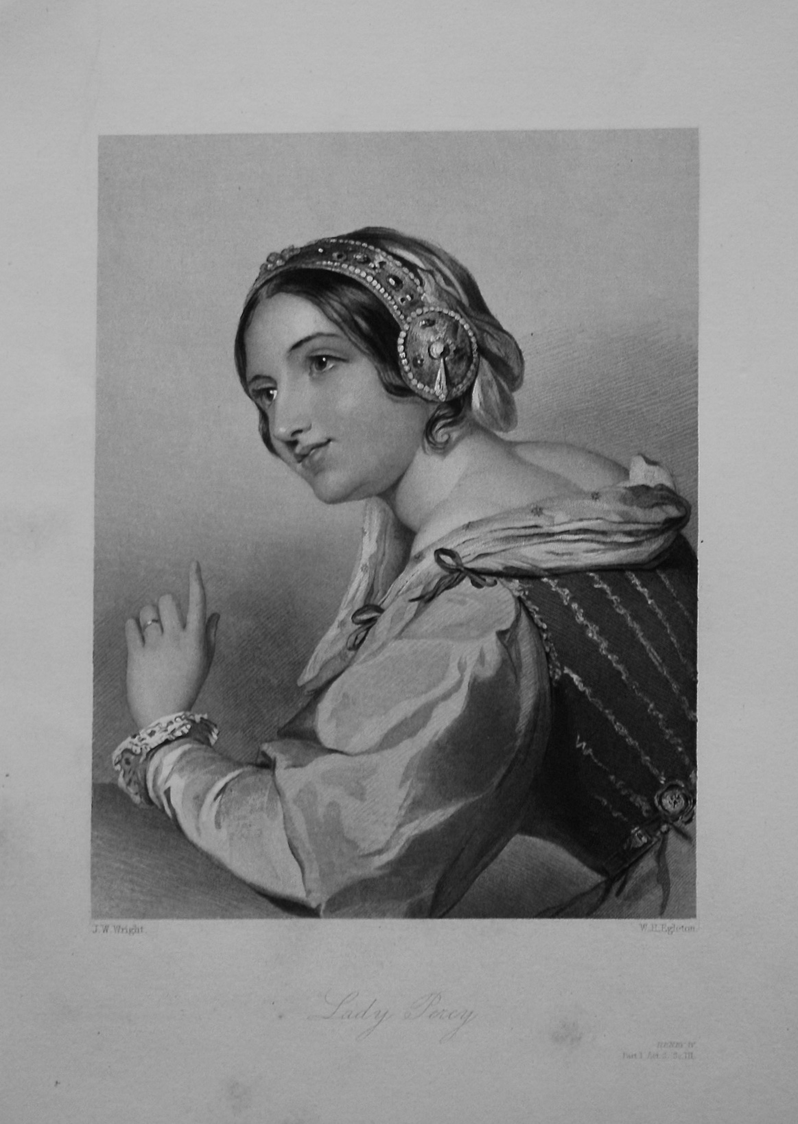 Lady Percy. 1860.