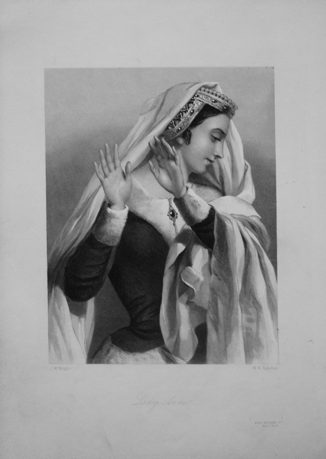 Lady Anne. 1860.