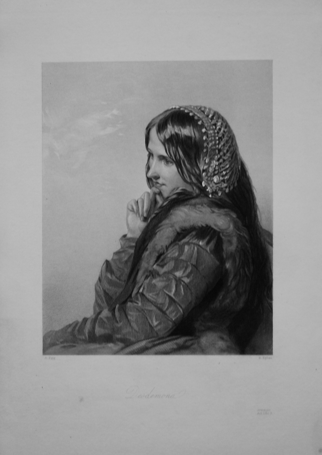 Desdemona. 1860.