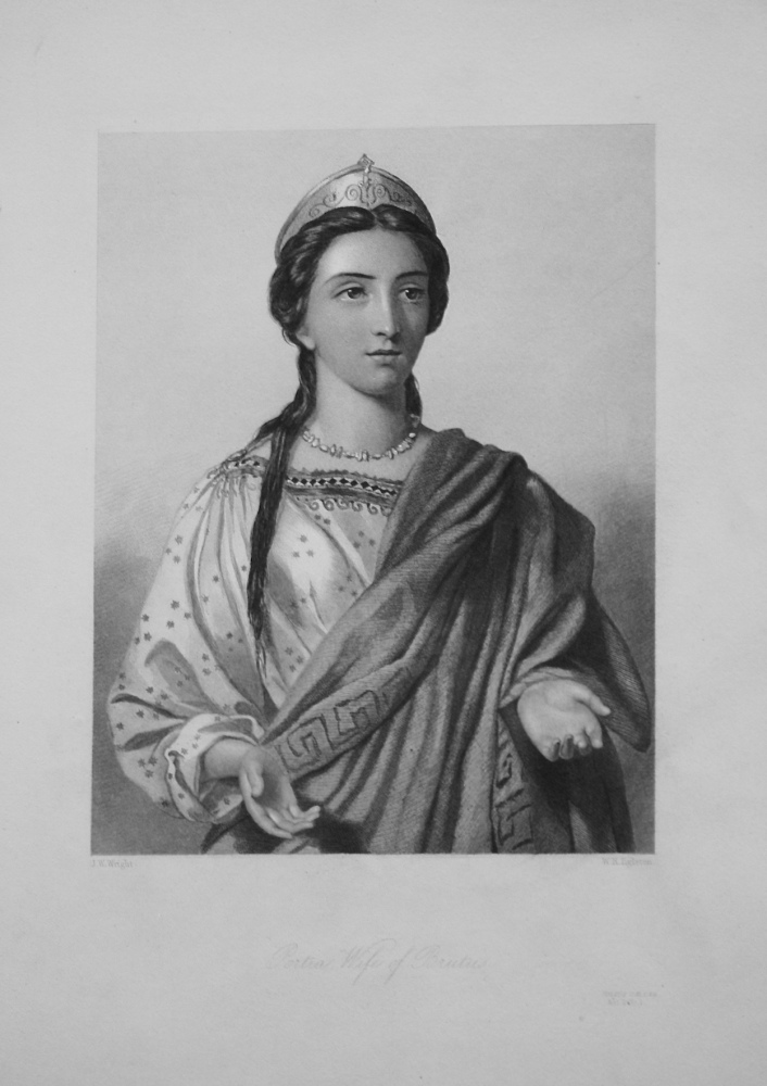 Portia, Wife of Brutus. 1860.