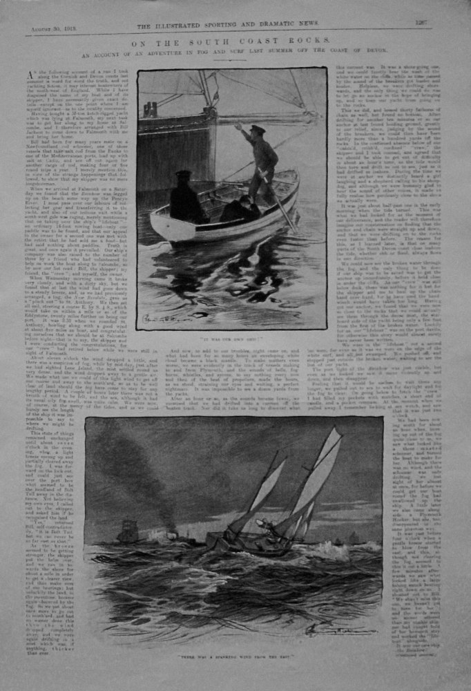On The South Coast Rocks. 1913.