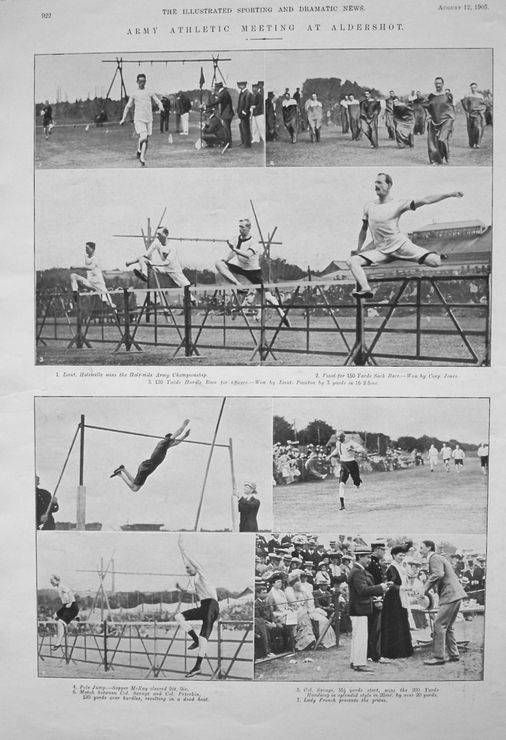 Army Athletic Meeting at Aldershot. 1905