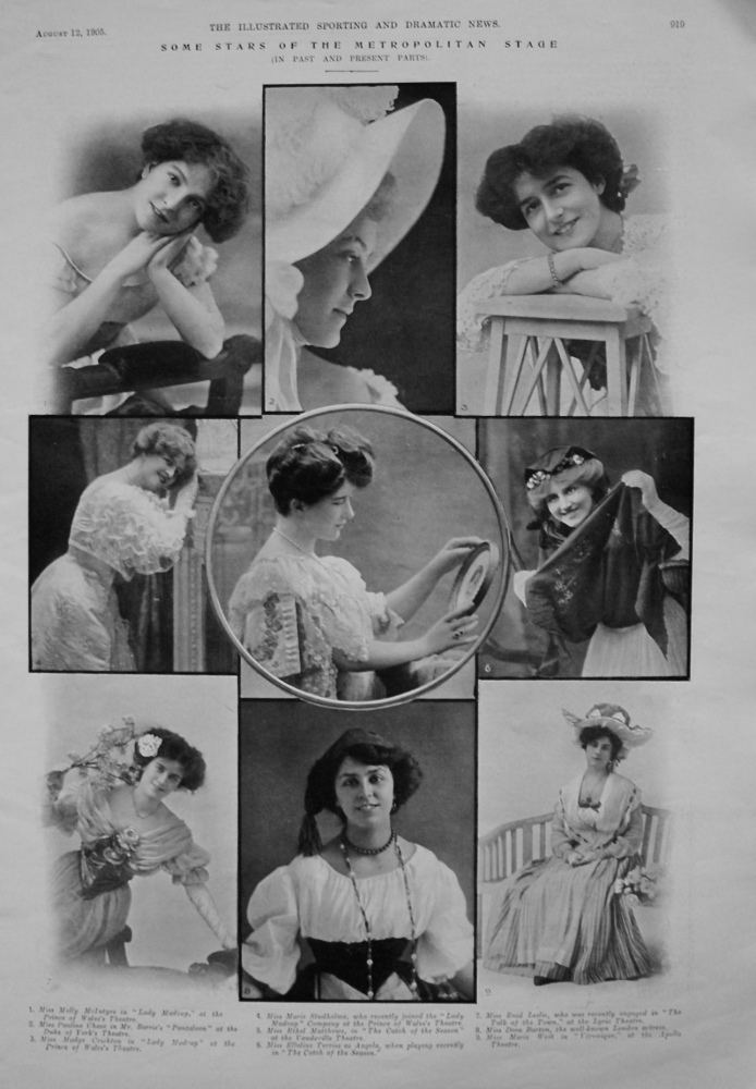 Stars of the Metropolitan Stage. 1905.