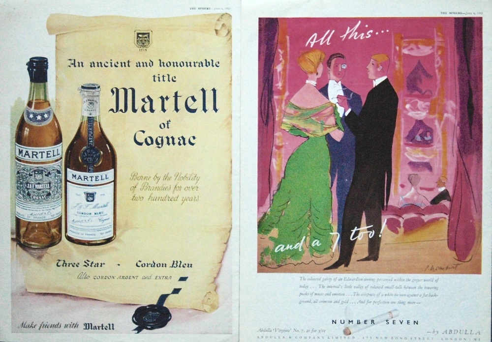 Colour Adverts. 1953.