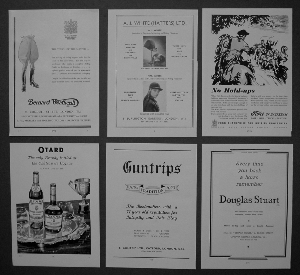 Adverts, 1950.