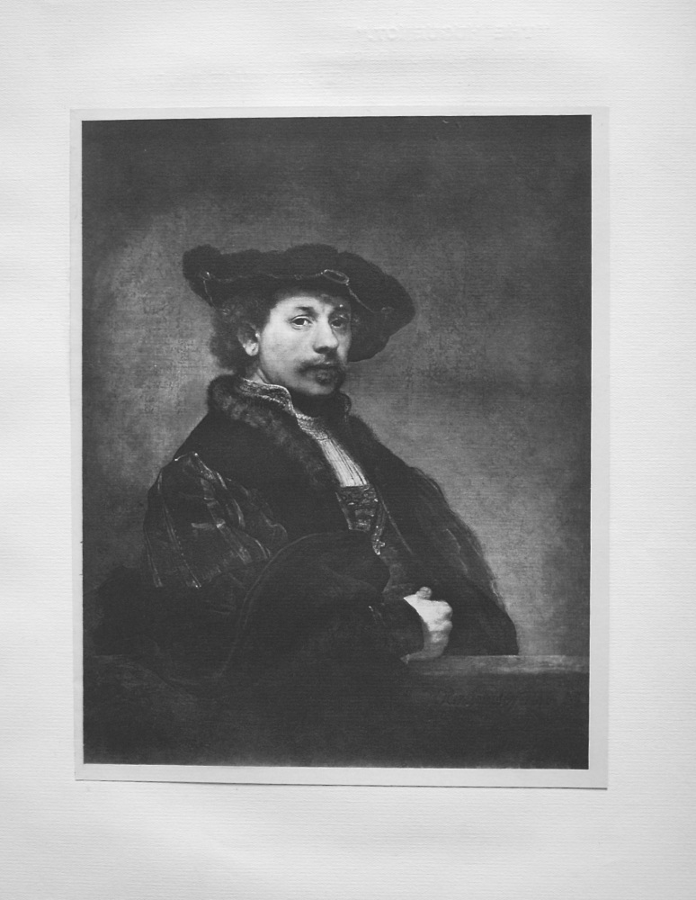 "His Own Portrait".  (Rembrandt).