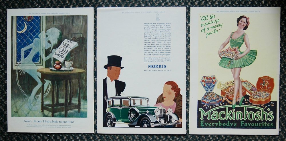 Colour Adverts 1933