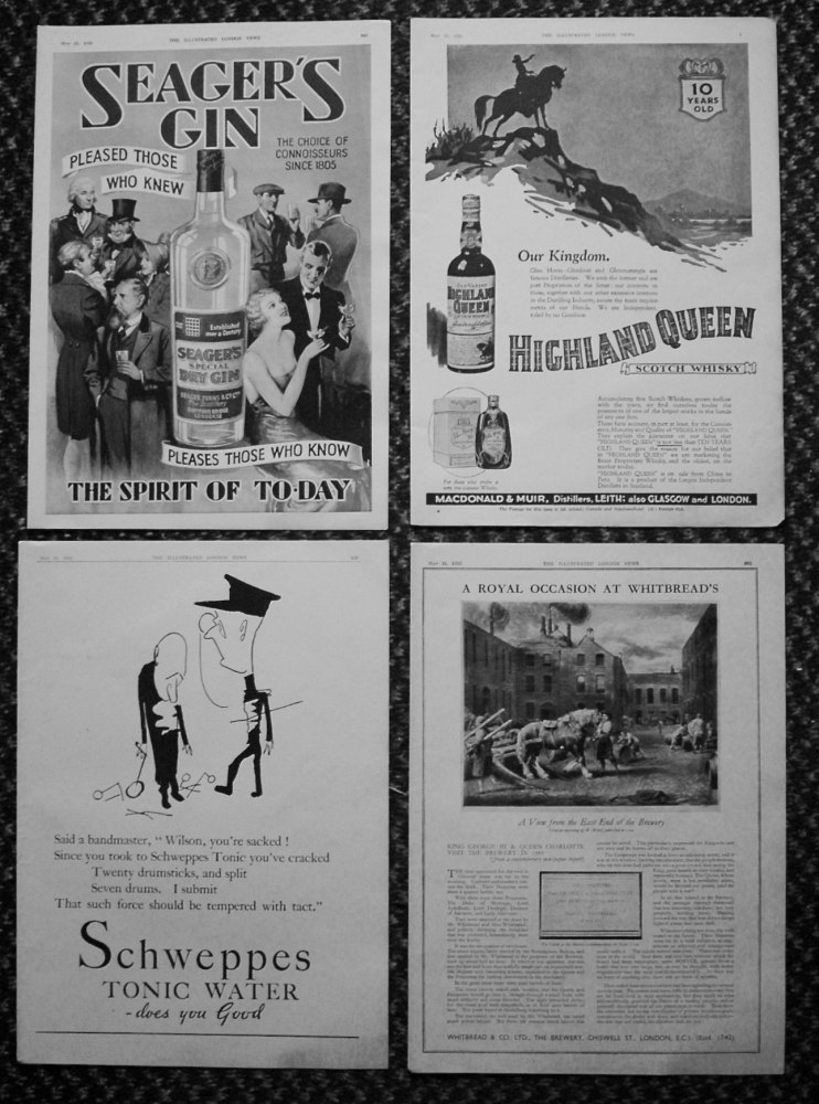 Drink Adverts, May 1935.