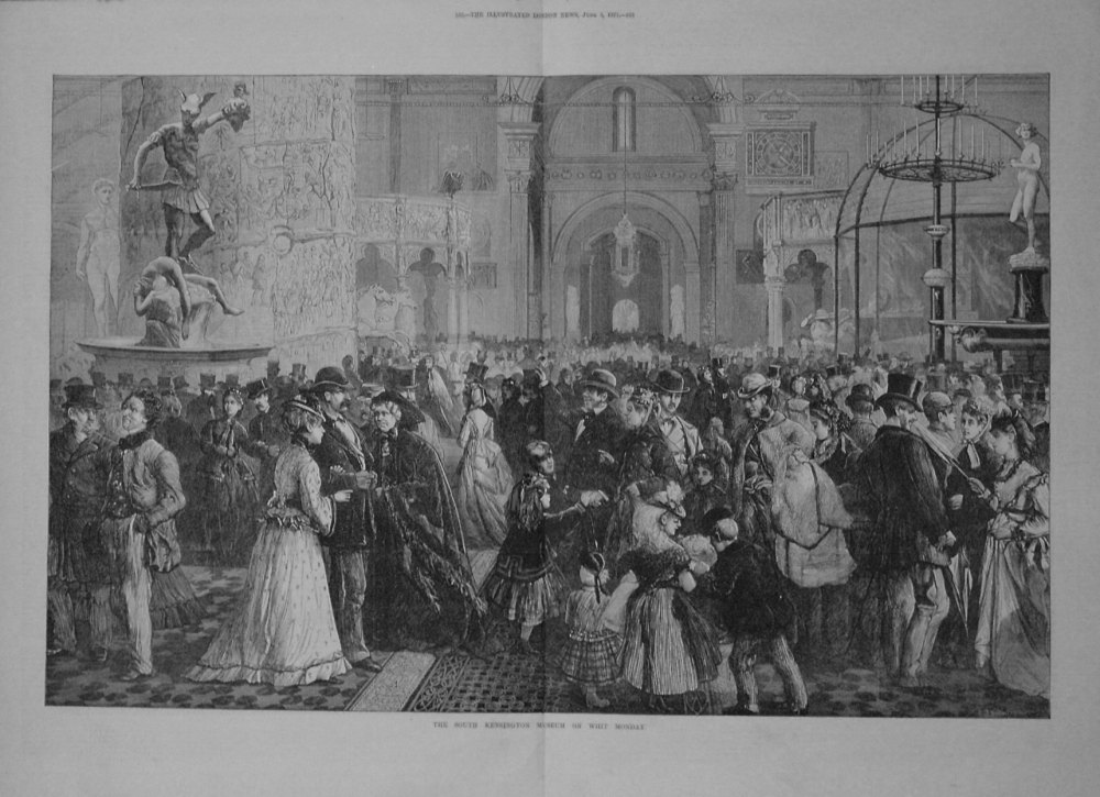 South Kensington Museum on Whit Monday. 1871.