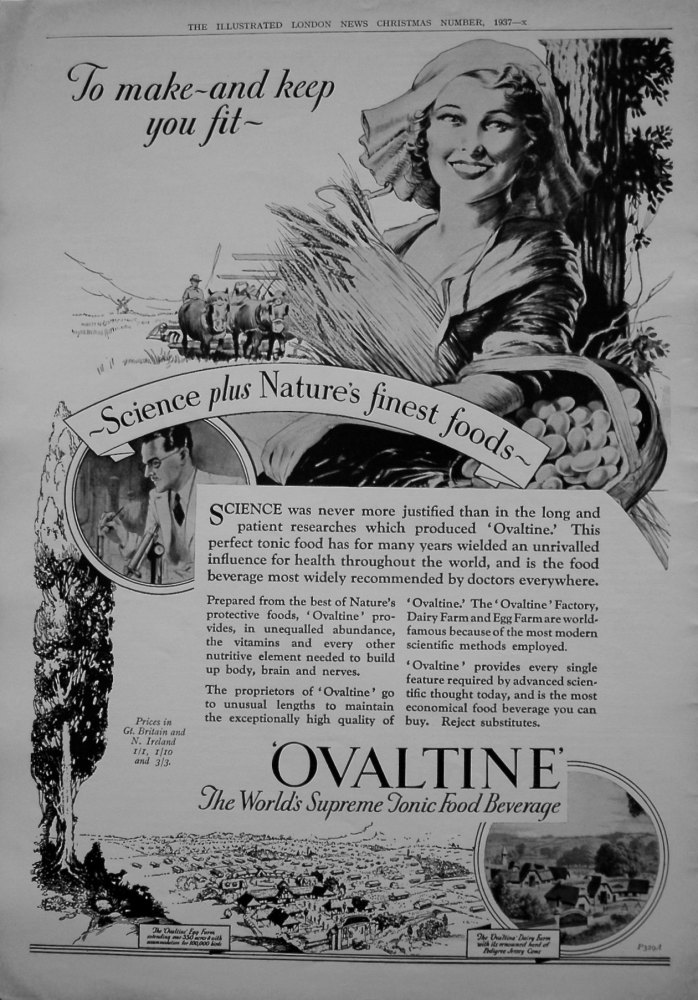 Ovaltine. 1937
