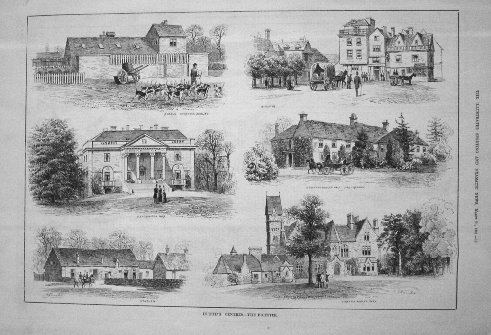 Hunting Centres. - The Bicester. 1885