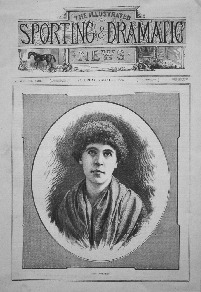 Miss Norreys. 1885.