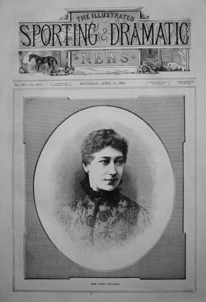 Miss Susie Vaughan. 1885