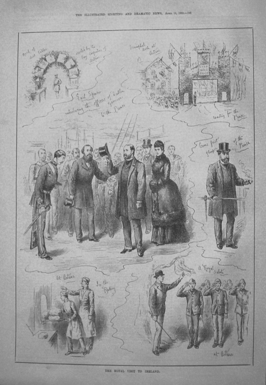 Royal Visit To Ireland. 1885