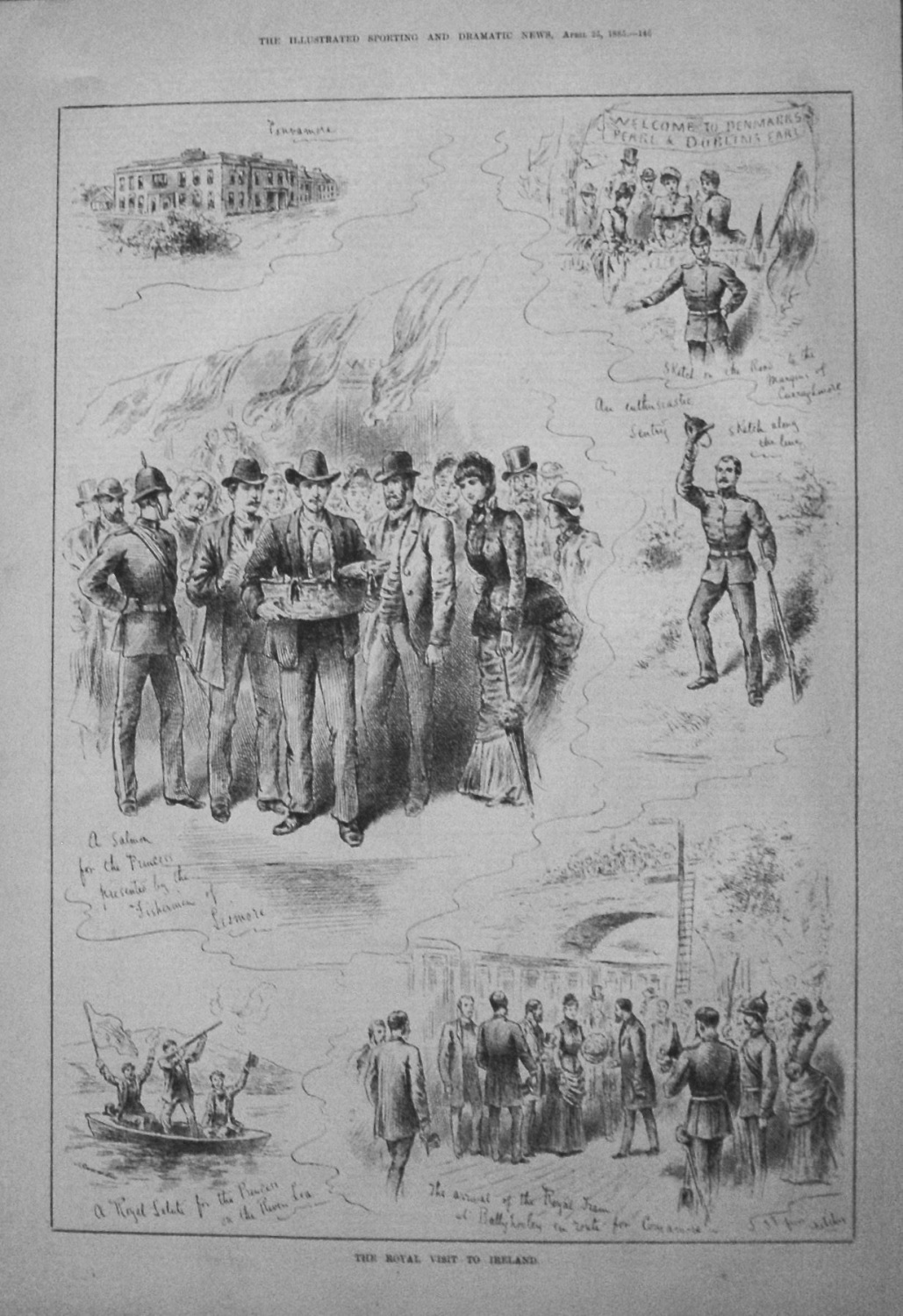 Royal Visit To Ireland. 1885