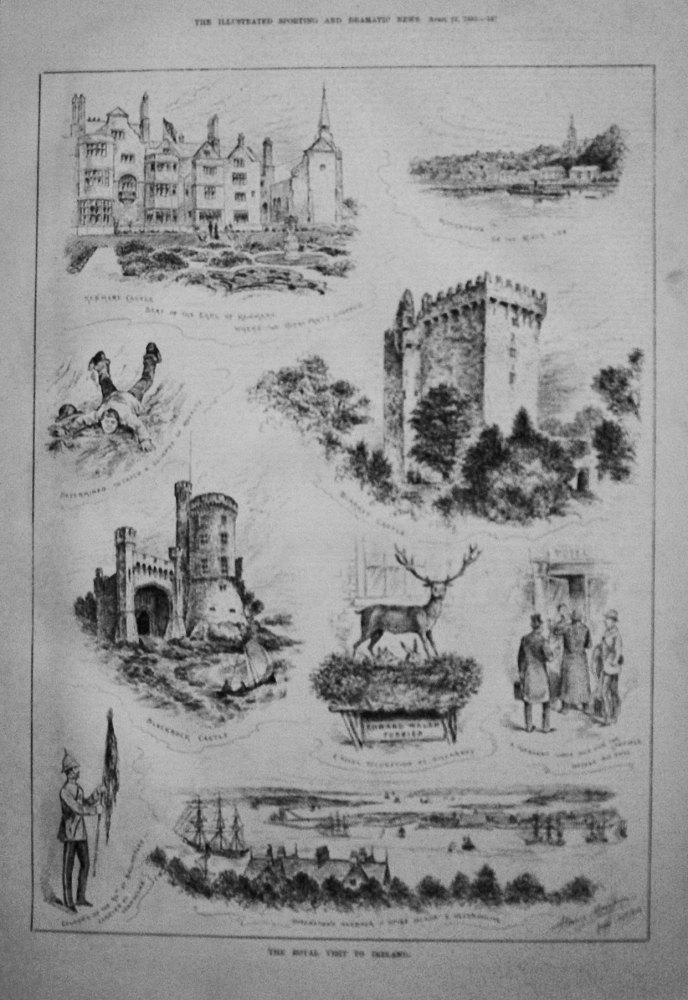 Royal Visit To Ireland. 1885