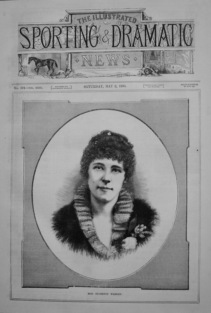 Miss Florence Warden. 1885