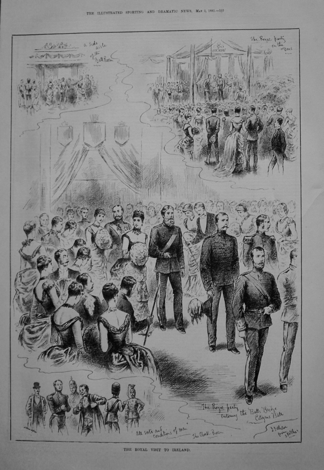 Royal Visit To Ireland. 1885