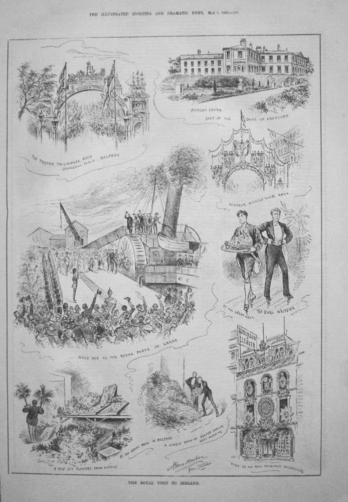 Royal Visit To Ireland. 1885