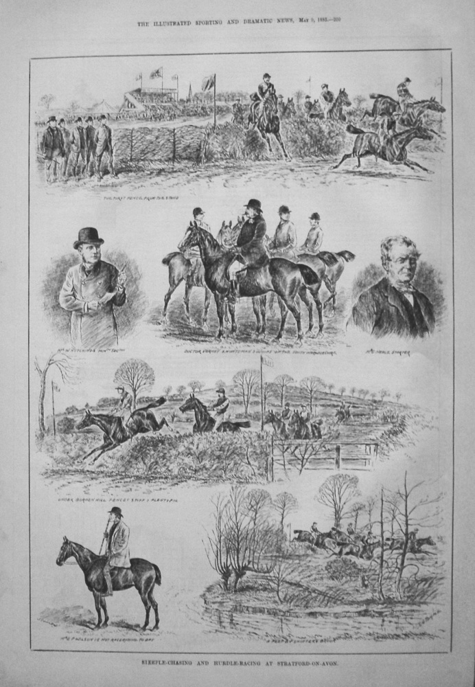 Steeple-Chasing and Hurdle-Racing at Stratford-on-Avon. 1885