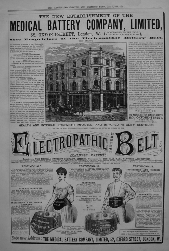 Medical Battery Company, Limited. 1885
