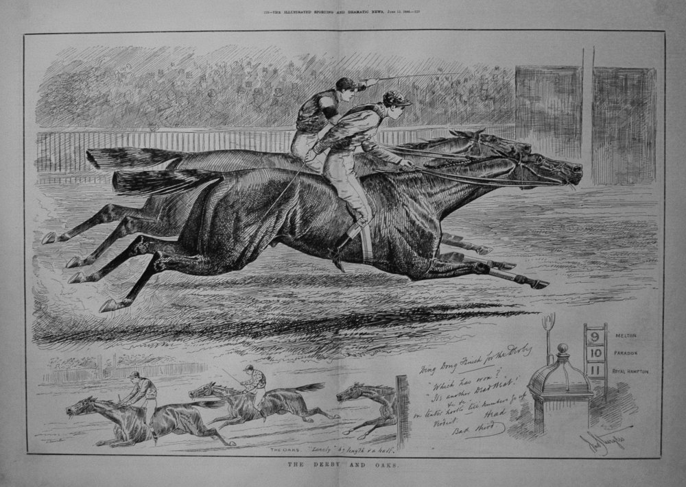 The Derby And Oaks. 1885