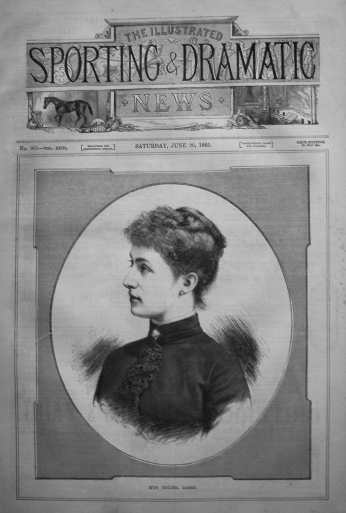 Miss Helena Dacre. 1885