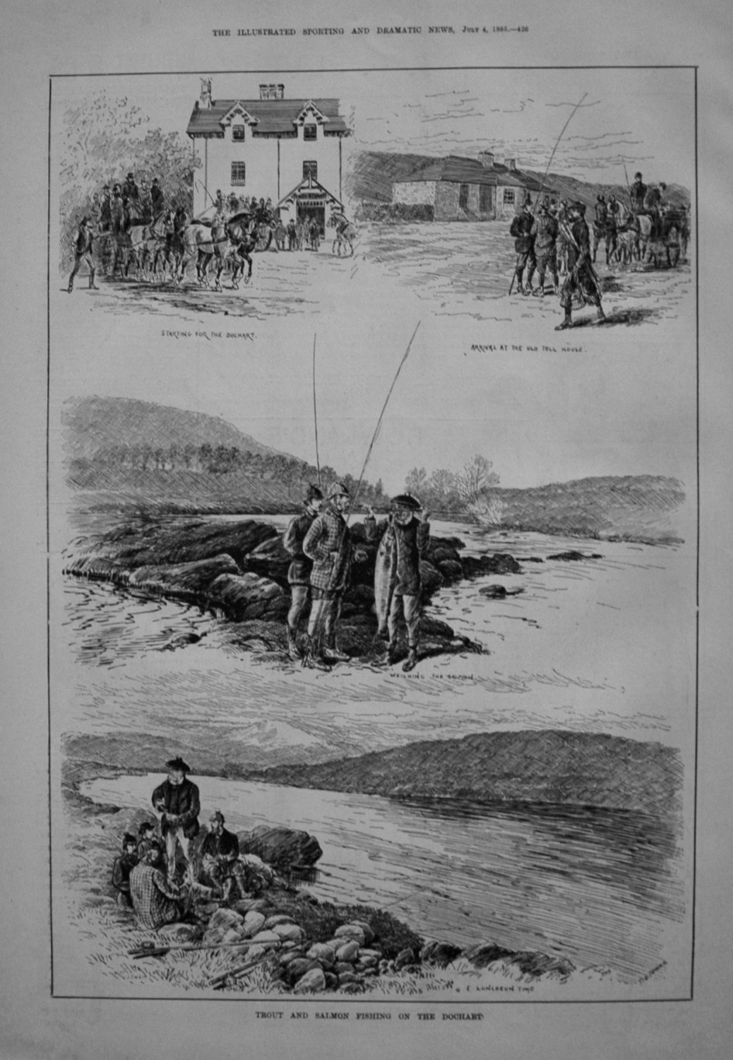 Trout and Salmon Fishing on the Dochart. 1885
