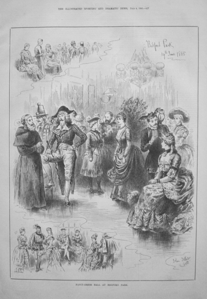Fancy-Dress Ball at Bedford Park. 1885