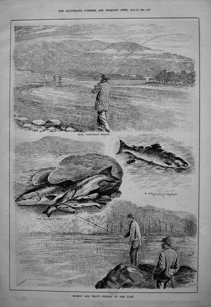 Salmon and Trout Fishing on the Lyon. 1885