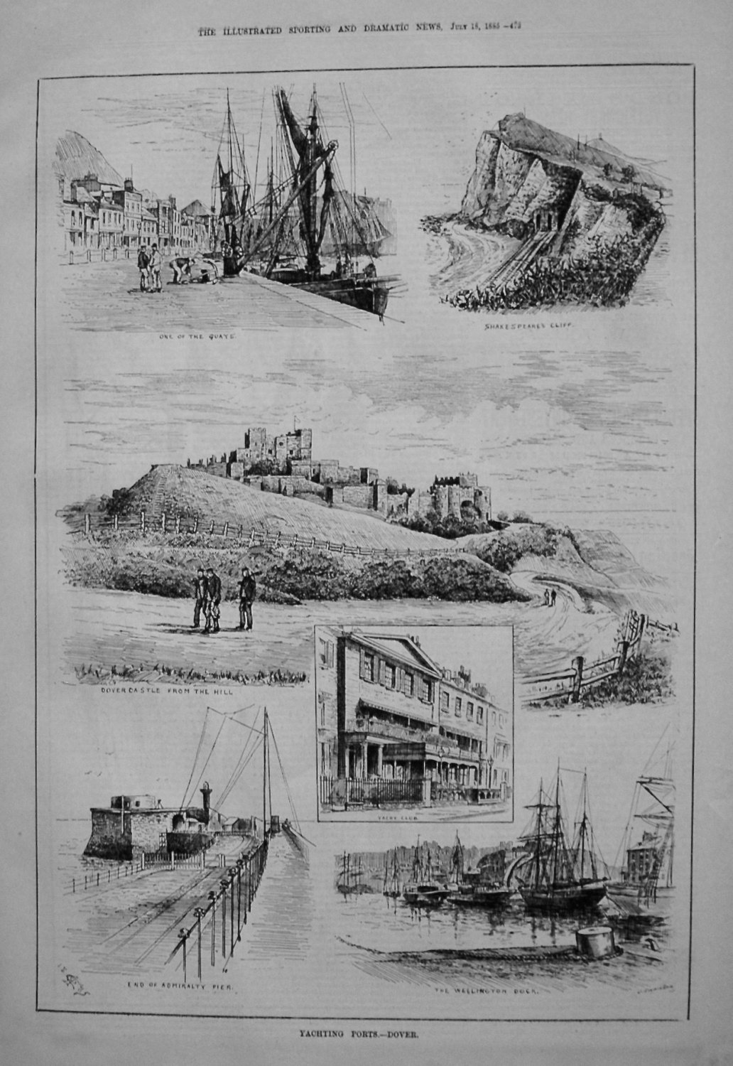 Yachting Ports.- Dover. 1885