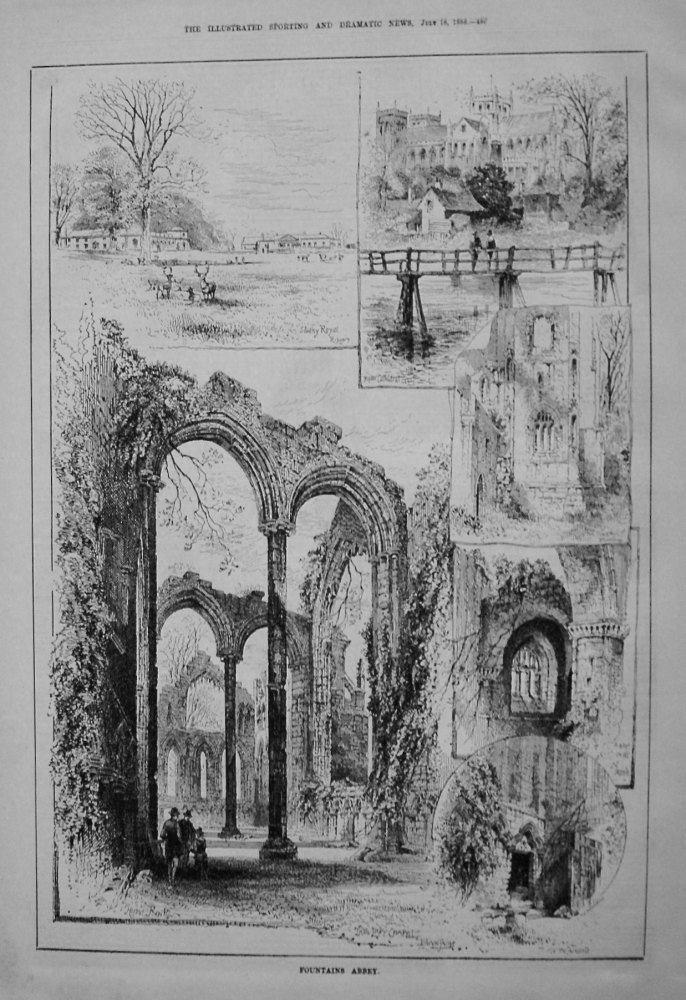 Fountains Abbey. 1885